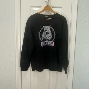 Vinyl Icons Blondie (singer) Design Women’s Sweatshirt ~Minor flaw